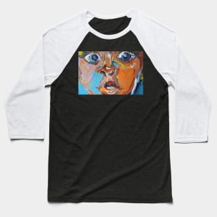 Abstract Expressionist Baby Face 408 Baseball T-Shirt